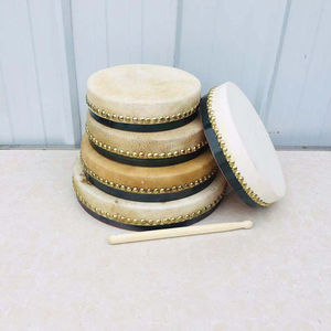 00tb355604650淘宝特厚单面道士鼓单皮鼓边鼓 半堂鼓牛皮鼓 扁鼓 5.