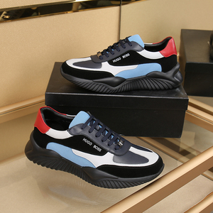 hugo boss 拼色男鞋休闲运动鞋男士跑步老爹鞋夏季透气潮鞋增高