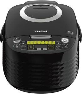 英国直邮 tefal 特福  多功能烹饪器/电饭煲  5l 自动调节 黑色