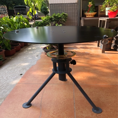 大型盆景转盘工作台可旋转转台转盘全钢材质承重200公斤加厚耐磨