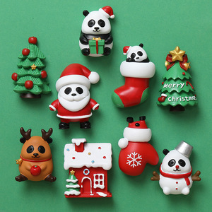 熊猫冰箱贴四川成都纪念品圣诞节礼物树脂磁性磁贴礼品