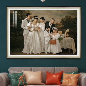 30寸相框挂墙全家福