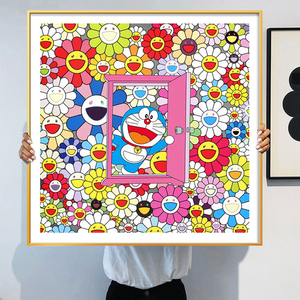 太阳花村上隆壁画