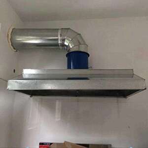 商用厨房净化器土灶抽农村油烟机白铁皮油烟罩管道不锈钢安装饭店