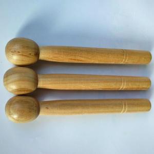 实木高边锣锣锤 锣棒 锣椎 锣槌 打击锣椎 长27厘米 锤头4*4厘米