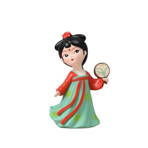 唐代仕女小摆件可爱少女心家居饰品办公桌玩偶古风汽车中控台摆设