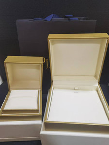 适合时来运转伯爵金色珠宝首饰包装盒戒指盒 对戒盒 吊坠项链盒子