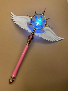 百变小樱魔法杖百变小樱周边魔卡少女樱魔杖鸟头杖小樱cos星之棒