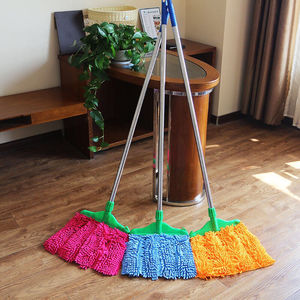 雪尼尔拖把 吸水吸油可拆洗 家用布拖不锈钢墩布可换大布头懒人拖