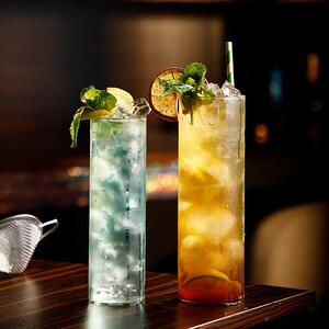 果酒杯子氛围感酒杯喝酒杯子感女生超长鸡尾酒杯组合套装玻璃