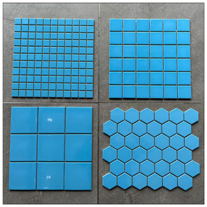 格马赛克瓷砖游泳池鱼池地砖300*300厨卫防水地板砖tb465414531242