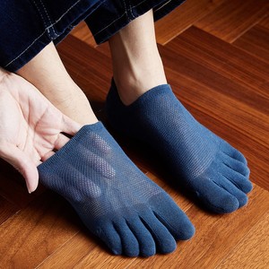 五指袜子男士纯棉防臭吸汗透气短袜春夏季薄款分趾袜春秋隐形船袜