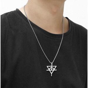 hcy华晨宇项链火星演唱会标志日韩简约粉丝应援礼物钛钢不易掉色