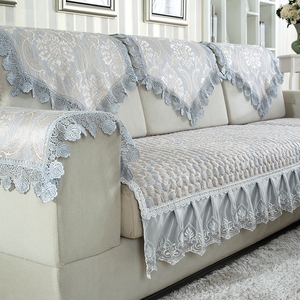 欧式沙发垫四季通用防滑高档蕾丝坐垫靠背巾贵妃全包万能沙发套罩