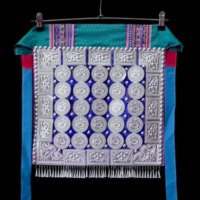 正品贵州黎平f从江榕江侗族盛装银饰围腰服装围裙少数民族服饰舞