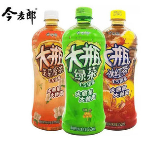 今麦郎冰红茶750ml茉莉蜜茶低糖绿茶整箱大瓶饮料特价水饮大桶