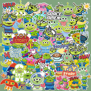 三眼仔贴纸防水行李箱笔记本电脑手机ipad贴画卡通可爱自粘贴画