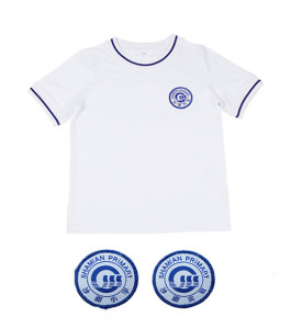 广州沙面小学校服夏季短袖短裤秋季上衣长裤沙面实验学校校服