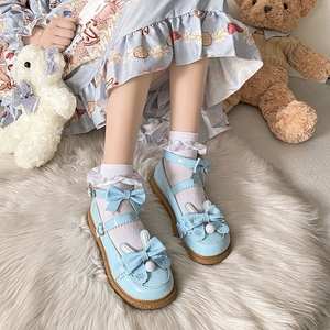 洛丽塔鞋子女童lolita小皮鞋软妹制服日系jk小皮鞋女学生可爱百搭