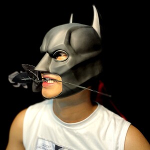 cosplay面罩蝙蝠侠头套头盔蝙蝠侠面具万圣节直播面具男cos超人