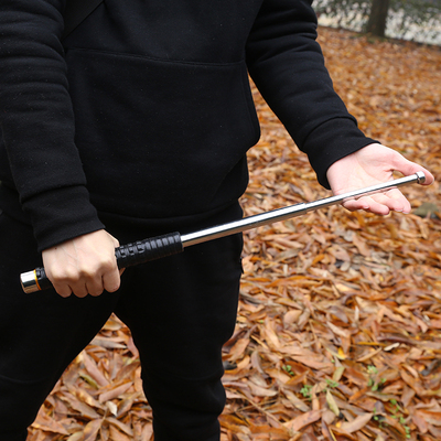 甩棍重机车载自卫合法武器防身用品三节棍子收缩甩辊打架展地999