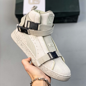 彪马联名官方旗舰店suede盆栽哥联名高帮魔术扣男女鞋休闲板鞋潮