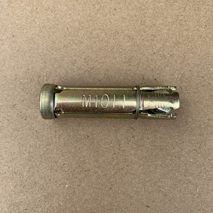 M10 四片式膨胀管 內爆内膨胀螺丝 高强度螺栓壁虎 M10X60 铁彩锌