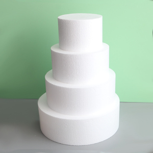 假体泡沫泡沫蛋糕模型翻糖裱花练习烘焙模具6寸8寸10寸假体蛋糕胚
