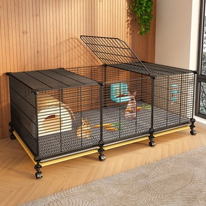 兔笼兔子专用笼子大号家用便宜加密宠物兔笼子豚鼠荷兰猪宠物笼子