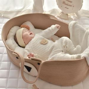 婴儿手提篮外出便携式宝宝移动车载睡篮新生儿出院安全摇篮睡床