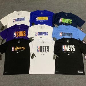 耐克nba篮网队速干投篮服热身服t桖杜兰特欧文篮球运动短袖训练服