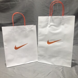 耐克nike桔绳uv起鼓手提袋子鞋盒服装纸袋卫衣购物服装袋小号袋子