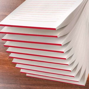 单线信纸本文稿纸考研横线本子草稿纸草稿本写纸信笺纸作业纸热卖