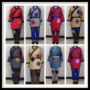 儿童叫花子服乞丐服套古代丐帮要饭衣服补丁演出服破烂古装搞笑女