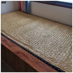 东北火炕席家用农村土坑草席凉席夏季老式芦苇草编榻榻米耐高温