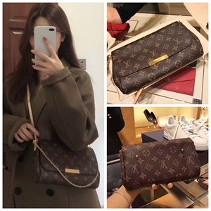 lv 路易威登 老花正品腋下女包斜挎包托特水桶邮差麻将小包包2人付款