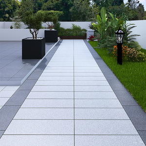 生态地铺石英砖芝麻灰庭院地砖户外露台花园院子防滑室外pc砖麻石