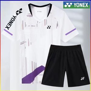 新款yy羽毛球服男女款短袖套装速干透气球衣比赛服训练服定制印字