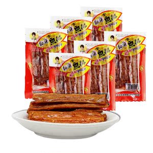 素红烧素鱼排辣条辣片面筋手撕麻辣条香辣素肉小零食品宿舍