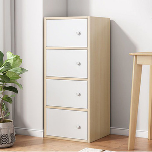斗柜收纳柜卧室储物柜五斗柜客厅小立柜靠墙家用转角窄柜书柜橱柜