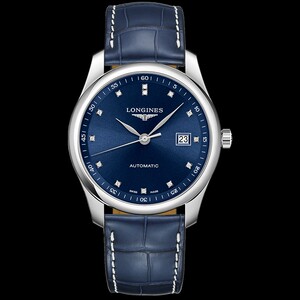 二手正品longines浪琴手表名匠系列瑞士皮带男表全自动机械名表