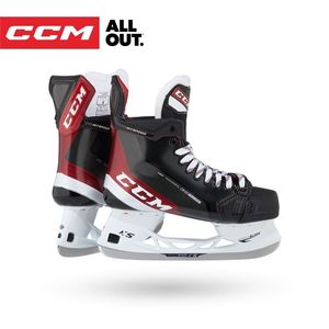 CCM FT485 冰球鞋 冰刀鞋 儿童少年冰球训练比赛高端进阶款冰球鞋