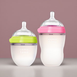韩国可么多么奶瓶可莫多莫1岁以上comotomo防胀气仿母乳硅胶奶瓶