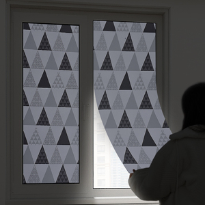 窗户全遮光玻璃贴纸防走光挡光不透光太阳膜避光窗贴窗纸遮阳神器