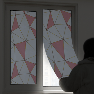 窗户全遮光玻璃贴纸防走光挡光不透光太阳膜避光窗贴窗纸遮阳神器