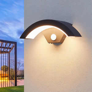 入户大门感应灯农村小院装饰太阳能外墙专用灯别墅大门门头壁灯新