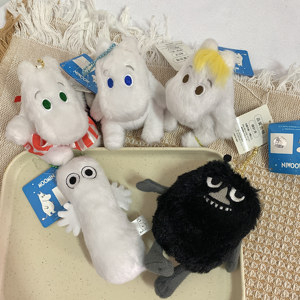 一颗小饼甘 日本元单 moomin树精姆明超可爱毛绒玩偶包包挂件公仔