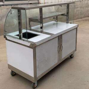 凉皮车凉菜凉面早餐车手推外卖车卤菜摊位车冰粉车小吃车推车移动