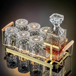 泰康威士忌酒杯酒樽组合套装洋酒杯水晶玻璃高端高档酒具酒壶欧式