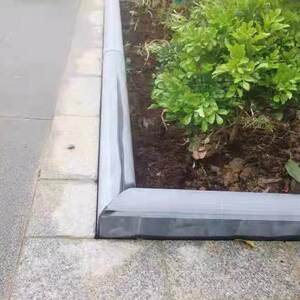 青石板路沿条石花池花园庭院花坛菜园树围围栏围边挡泥路边路牙石